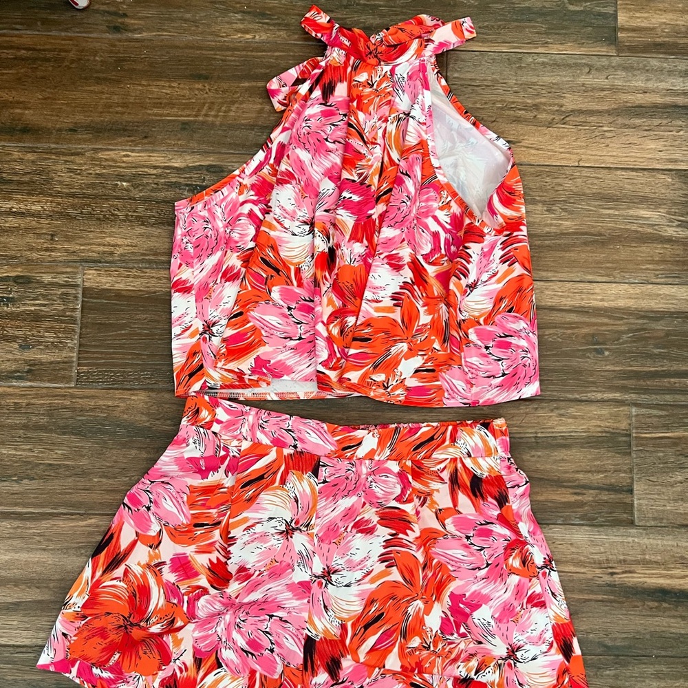 Shein NWOT Tropical Set